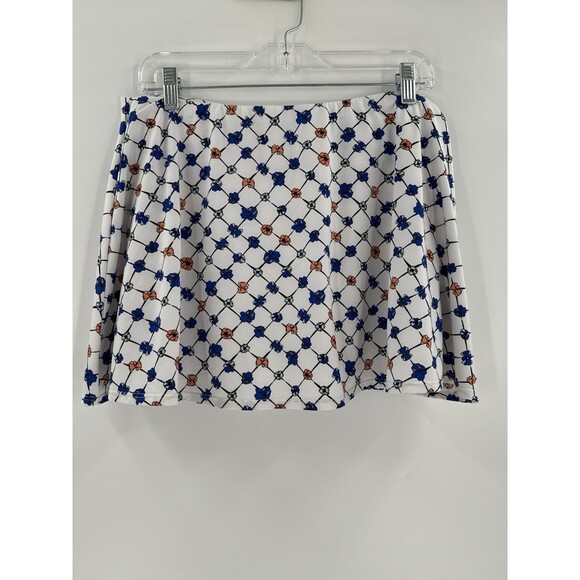 TAIL Women's "Cass" 16 Inch Pull On Golf Skort-LARGE Ret@$99 Multi-Color Poppy - Picture 8 of 12